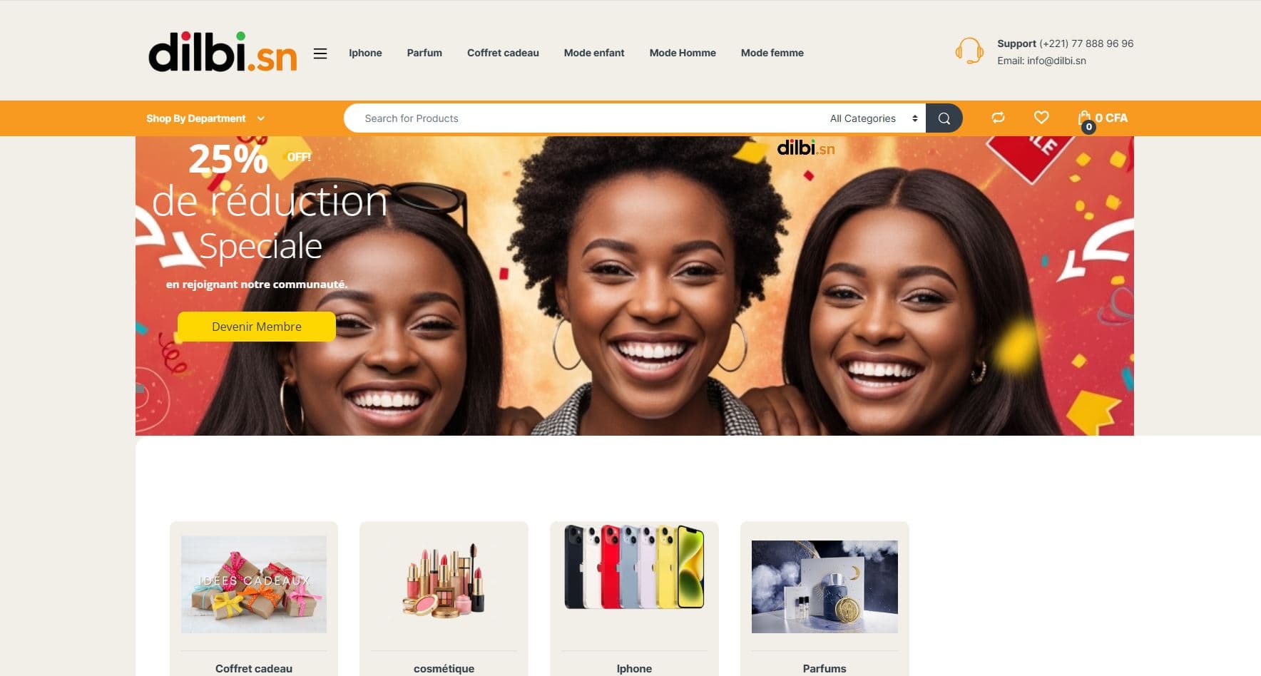 Boutique en ligne