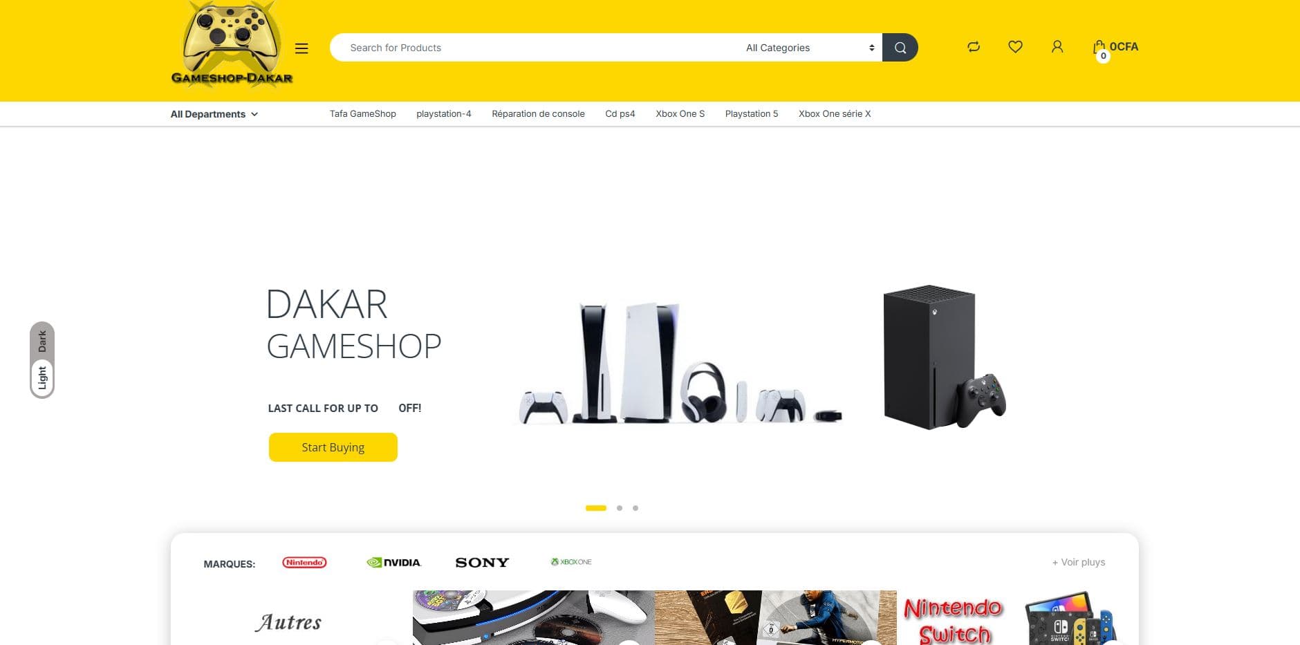 Boutique de jeux